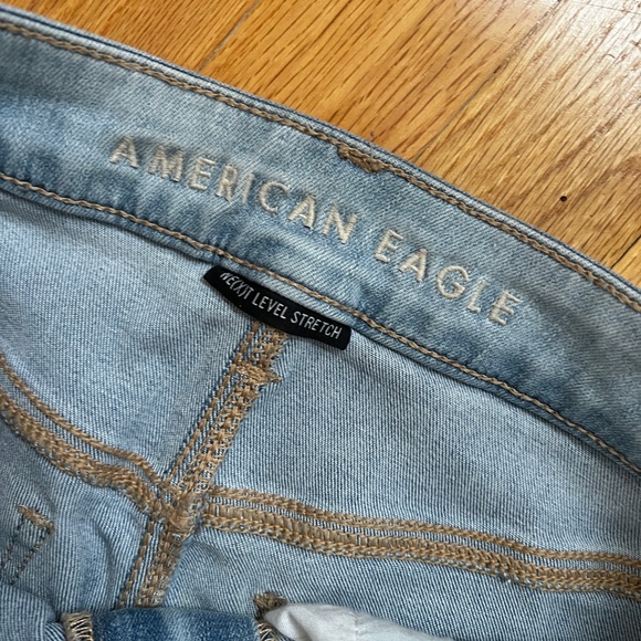 Next Level Stretch American Eagle Skinny Distressed Jeans - Picture 2 of 5